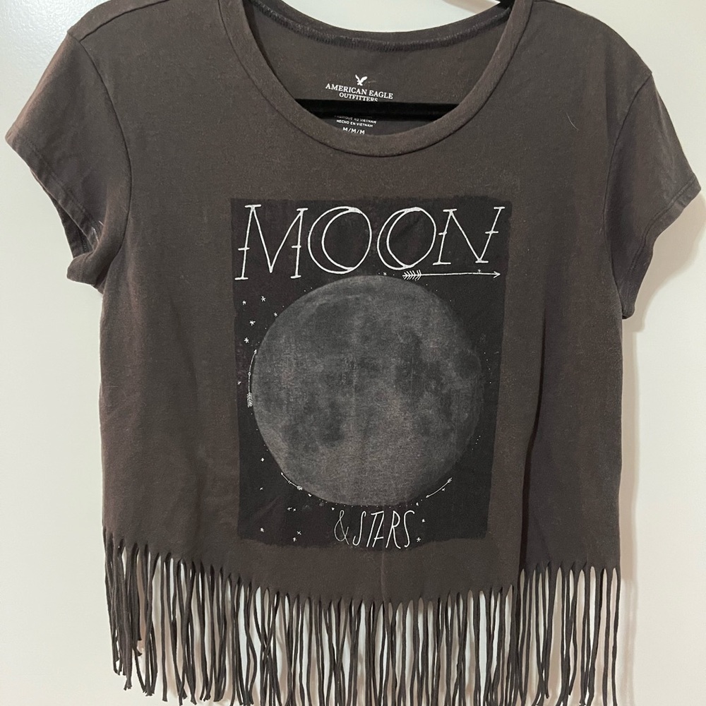 American Eagle crop top with fringe